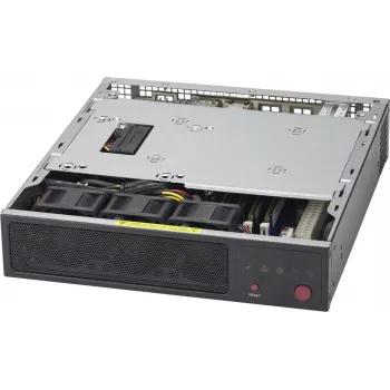 Super Micro Supermicro SC101F - Ultra Small Form Factor - Mini-ITX - bez barošanas bloka - Melns (CSE-101F)