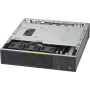Super Micro Supermicro SC101F - Ultra Small Form Factor - Mini-ITX - bez barošanas bloka - Melns (CSE-101F)