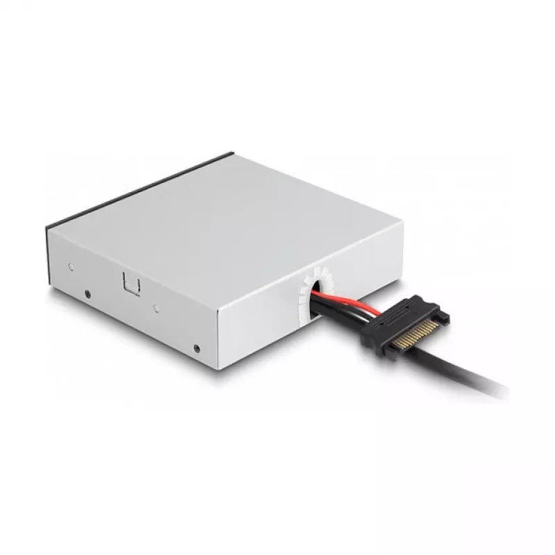 DeLOCK 64207 USB centrmezgls 5000 Mbit/s Melns Pelēks