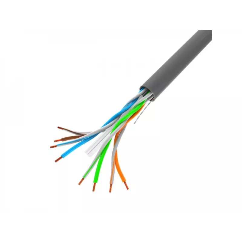 LANBERG tīkla kabelis LCU6-10CC-0305-S U/UTP Cat6 305 m, 23 AWG, CCA, pelēks