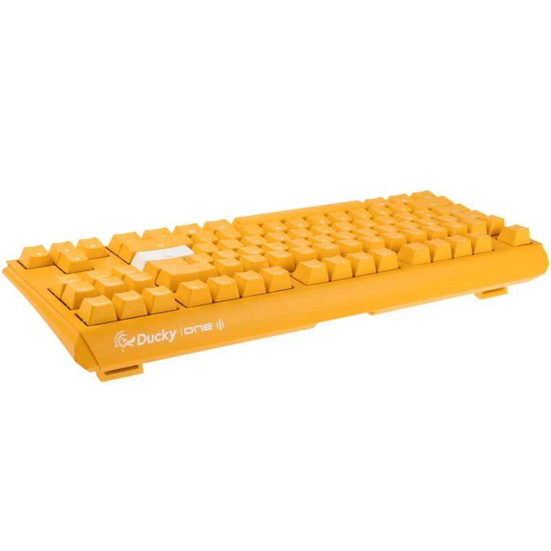 Ducky One 3 TKL klaviatūra Spēļu USB QWERTY angļu Dzeltena