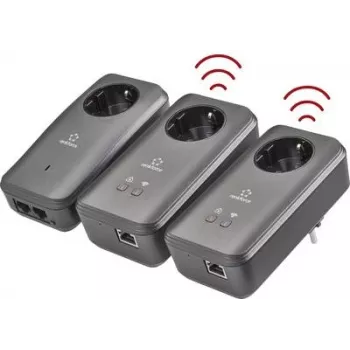 Powerline adaptera komplekts Renkforce PL600D 500 Mbit/s vadu tīklam caur elektrības vadiem