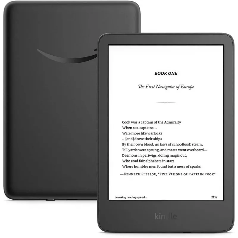 Amazon Kindle e-grāmatu lasītājs 11. paaudzes 16 GB Wi-Fi melns