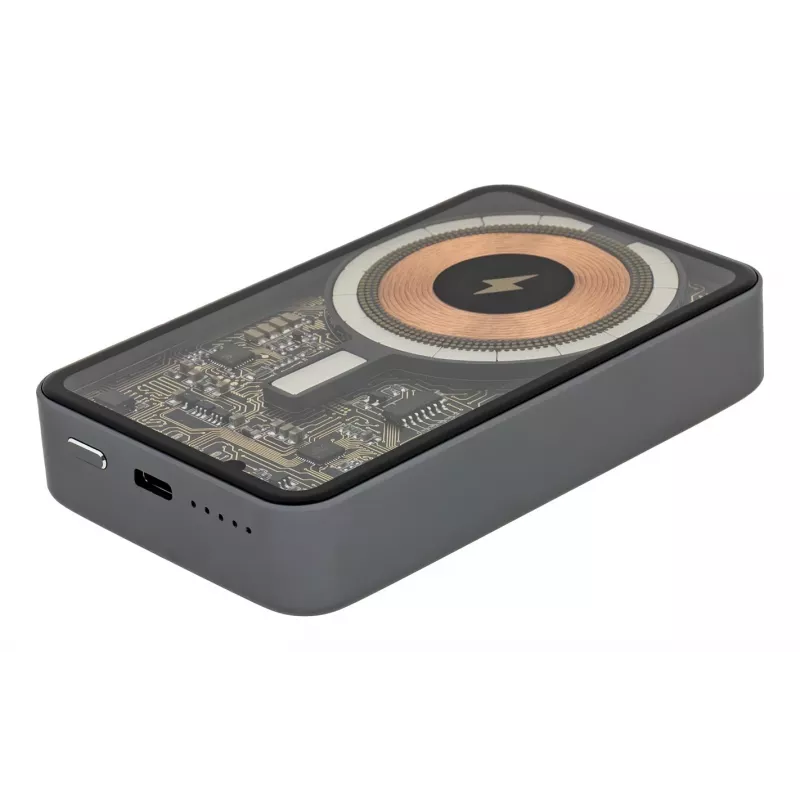 Pārnēsājamais ārējais akumulators PATONA 9992, 10000 mAh, LiPo 38,5 Wh, USB‑C PD 20 W, 2 izejas, 12 V/3 A ieeja/izeja, melns