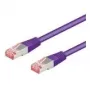 Wentronic Goobay CAT 6 komutācijas kabelis, S/FTP (PiMF), violets, 20 m - LSZH bezhalogēna, varš (93540)
