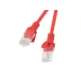 PATCHCORD Cat.6 UTP 2M sarkans FLUKE PASSED LANBERG 10 IEPAKOJUMS