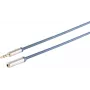 3,5 mm audio kabelis ShiverPeaks 30805-1.5-MHQ-plāns hromēta metāla plāns Line 1,5 m