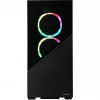 Enermax K8 - Midi Tower - dators - melns - ATX - micro ATX - Mini-ITX - SPCC - rūdīts stikls - spēļu (ECA-EK8-BB-ARGB)