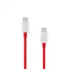 Strāvas adapteris ONEPLUS SUPERVOOC 120W divu pieslēgvietu vadu lādētājs, kopējā izejas jauda 120W, 1x USB-C + 1x USB-A, 100–240V, 145 g, balts