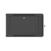 Sienas stiprinājuma skapis 19 inch 6U 600x600 melns