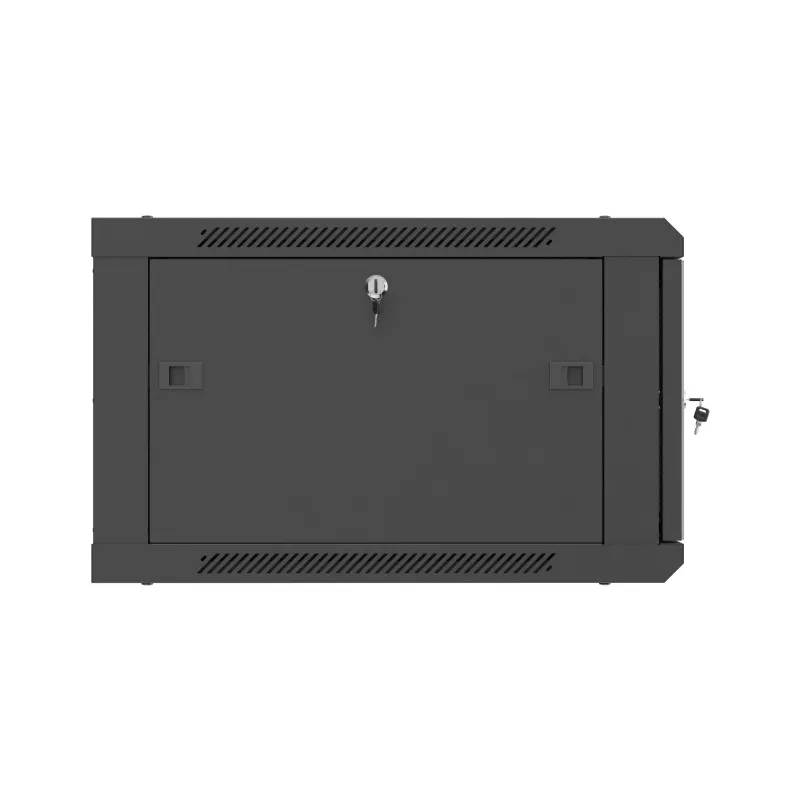 Sienas stiprinājuma skapis 19 inch 6U 600x600 melns
