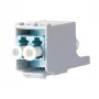 METZ CONNECT 15091072-I LWL-Connector LC turquoise - White (15091072-I)