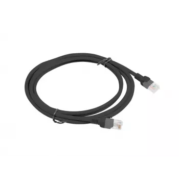 Tīkla kabelis LANBERG PCU6-10CC-0200-BK Cat5e U/UTP RJ-45 — 2 m, melns