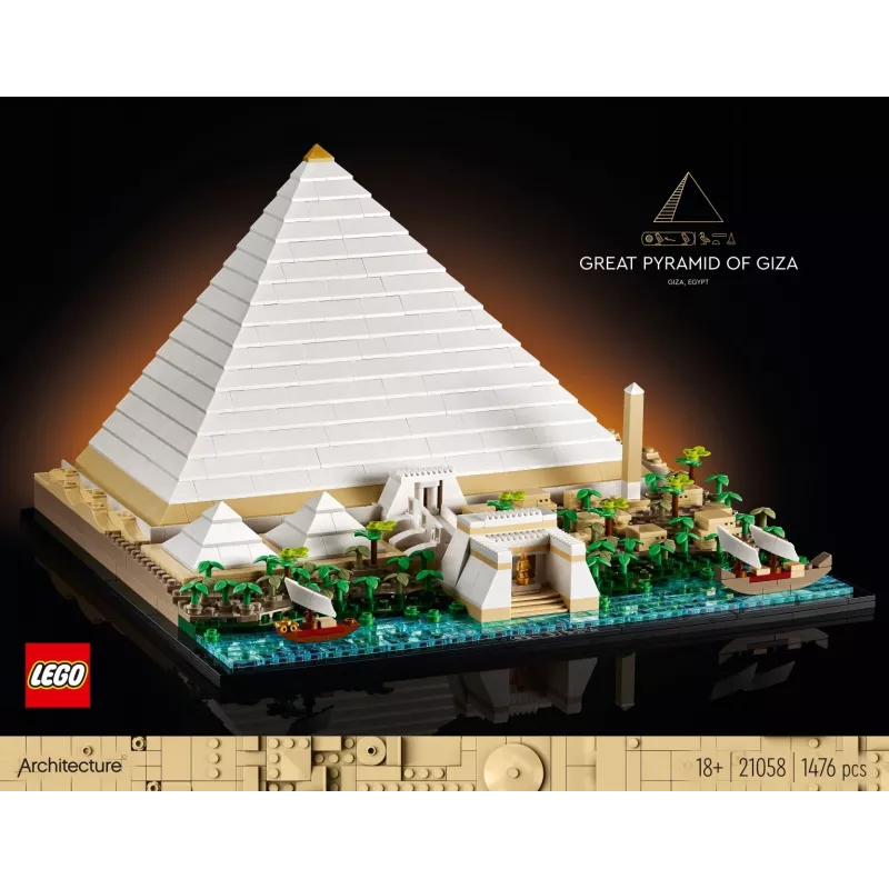 LEGO ARCHITECTURE 21058 LIELĀ GĪZAS PIRAMĪDA