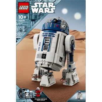 LEGO būvējamais droīds R2‑D2 komplekts 75379 — 1 050 detaļas, 10+ gadi, 160×110×240 mm, 0,24 kg