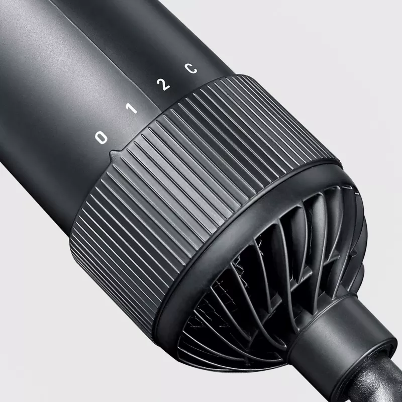 Severin WL 0241 matu veidošanas rīks Karstā gaisa birste Silts melns 1000 W 1,8 m
