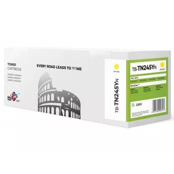 Toner paredzēta Brother TN245 Y TB-TN245YN YE 100% jauna