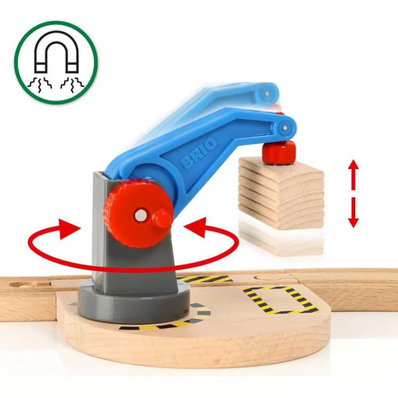 Brio World Kravas vilciena startera komplekts ar celtni