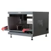 Statīva plaukts TECHLY 367652 kabeļu organizators ar 3M līmējošu stiprinājumu, tērauds, 550×550×410 mm, melns