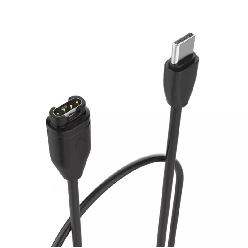 Uzlādes kabelis USB-C FIXED Garmin Fenix 5/6/7/7X Epix Venu 2/3 Vívoactive 3/4/5 ierīcēm — 1 m