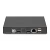 DIGITUS DS-12901 - KVM-/Audio-/USB slēdzis - 4K 30 Hz, USB-C/USB/HDMI ieeja, HDMI izeja, tīkls