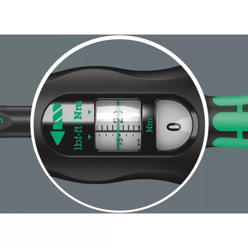 Momenta atslēga Click-Torque 1/4'' 2.5-25NM, 20 daļas