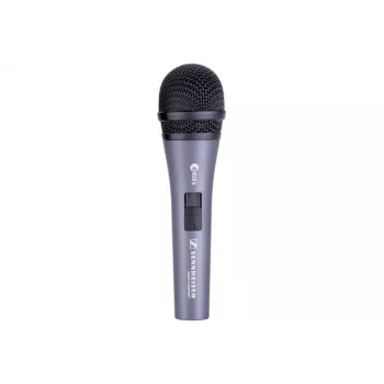 Dinamiskais vokālais mikrofons Sennheiser e 825-S, kardioīda, 40–15 000 Hz, XLR vadu savienojums, metāla korpuss