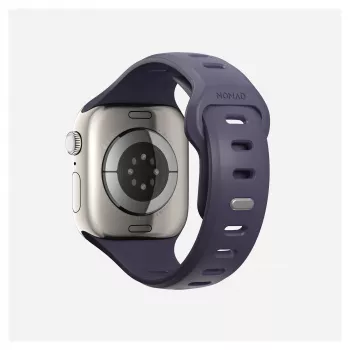Band Nomad Tempo Band violeta Rubber, Saderīga with smartwatch, 18 mm width, wrist 135–175 mm