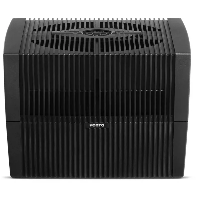 Mitrinātājs VENTA AH555 Natural — 10 L tvertne, 8 W, melns, 300×450×330 mm