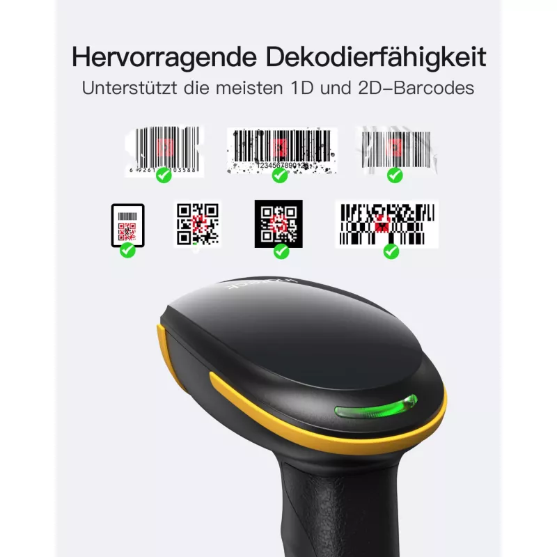 Inateck Barcodescanner 35 melns [BCST-35_black]