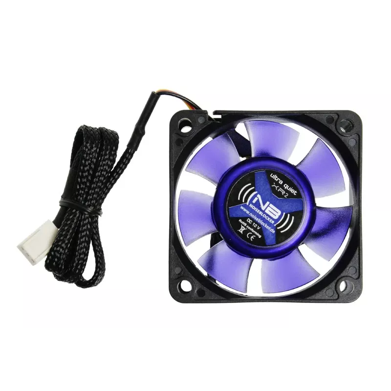 NOISEBLOCKER MelnsSilentFan XR2 60mm korpusa ventilators