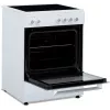 Simfer 6043SEDBB Brīvi stāvoša elektriskā plīts, 62 L, Balta