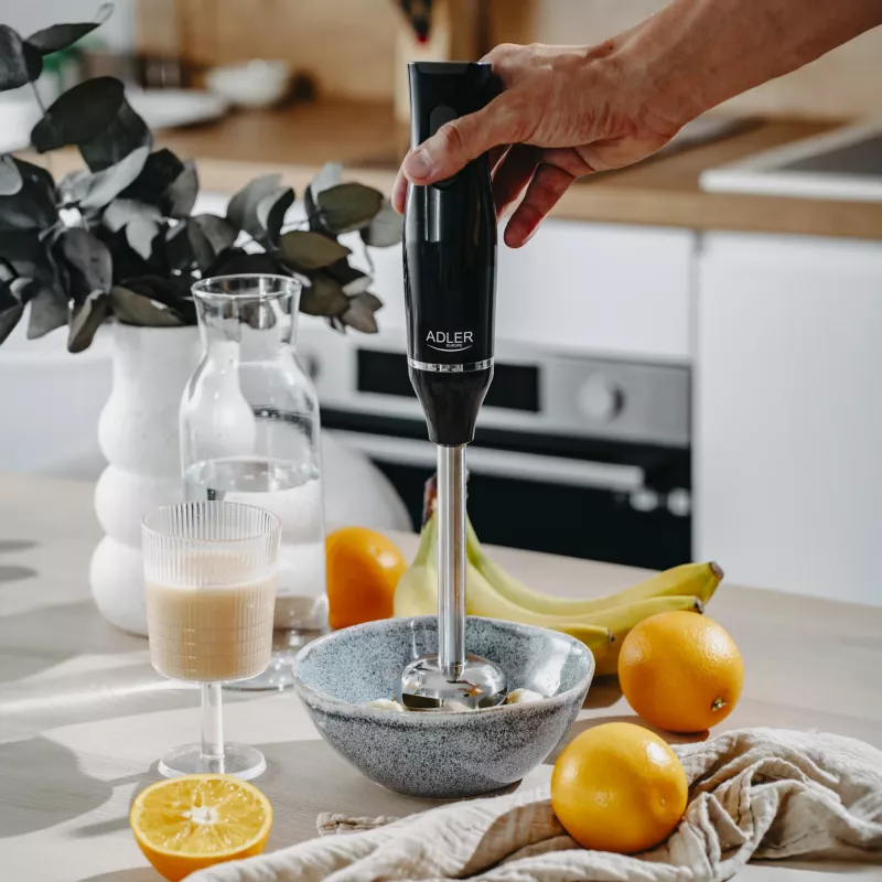 Adler rokas blenderis | AD 4620 | Rokas blenderis | 800 W | Ātrumu skaits 2 | Melns