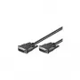 Wentronic Goobay DVI-D FullHD kabelis Dual Link, melns, 3 m - DVI-D spraudnis Dual-Link (24+1 kontakts) > DVI-D spraudnis Dual-Link (24+1 kontakts) (68083)