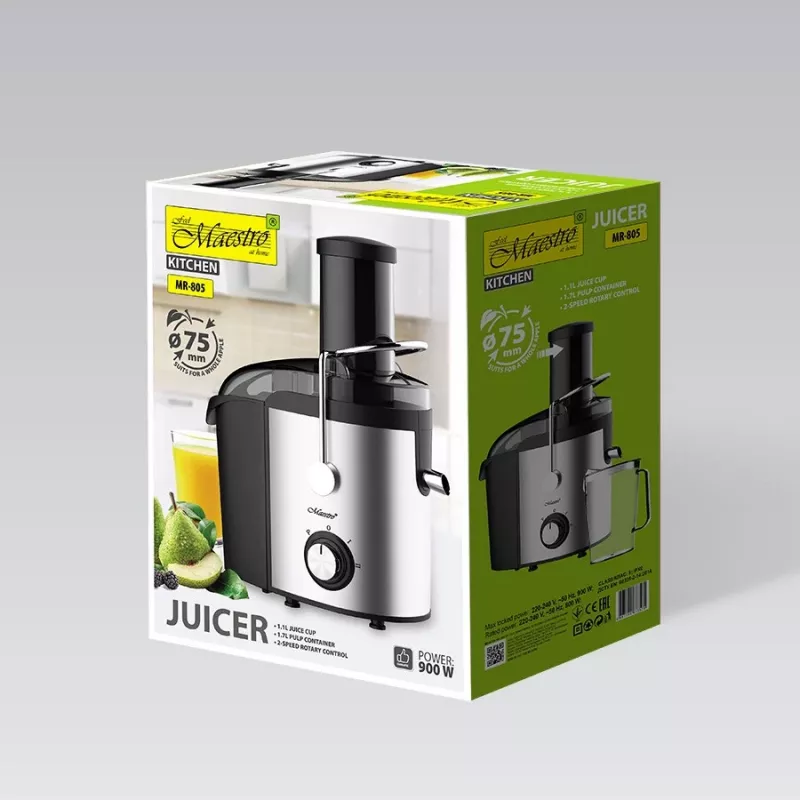 Maestro MR-805 sulu spiede, 900 W, melna/sudraba