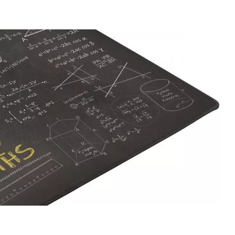 Peles paliktnis Maths Maxi 800x400mm ir Natec produkts no mūsu peles paliktņu klāsta. Izceļas ar melnu apdari, izšķirtspēju 800 x 400 un 3 mm biezumu.