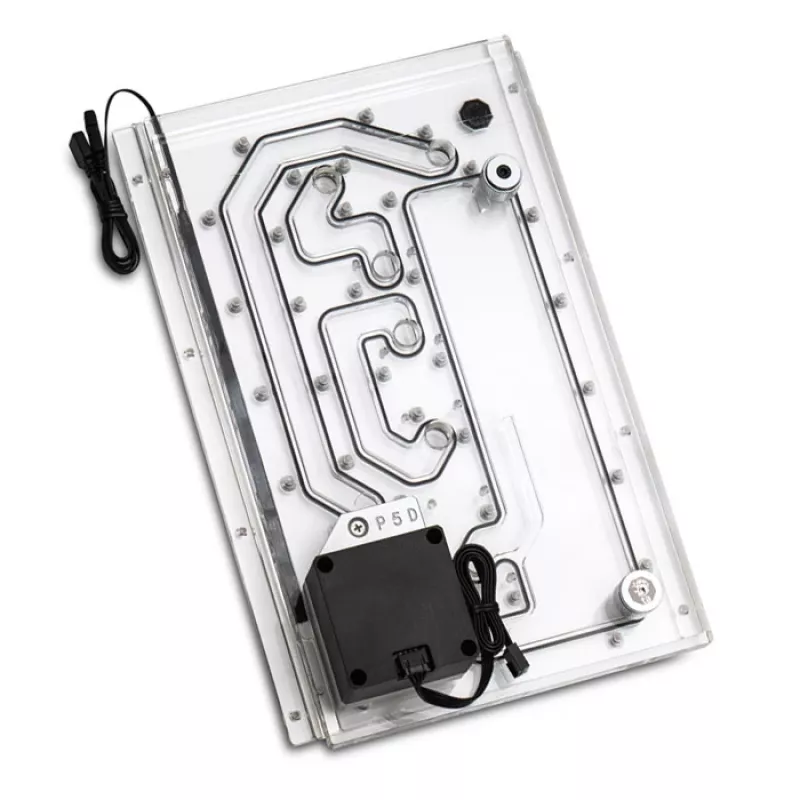 Bitspower Sedna O11DS sadales plāksne LIAN LI O11 Dynamic Mini korpusam, ARGB, caurspīdīga