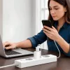 USB-A kontaktligzdas adapteris, 5W, 5V/1A, 1xUSB-A balts
