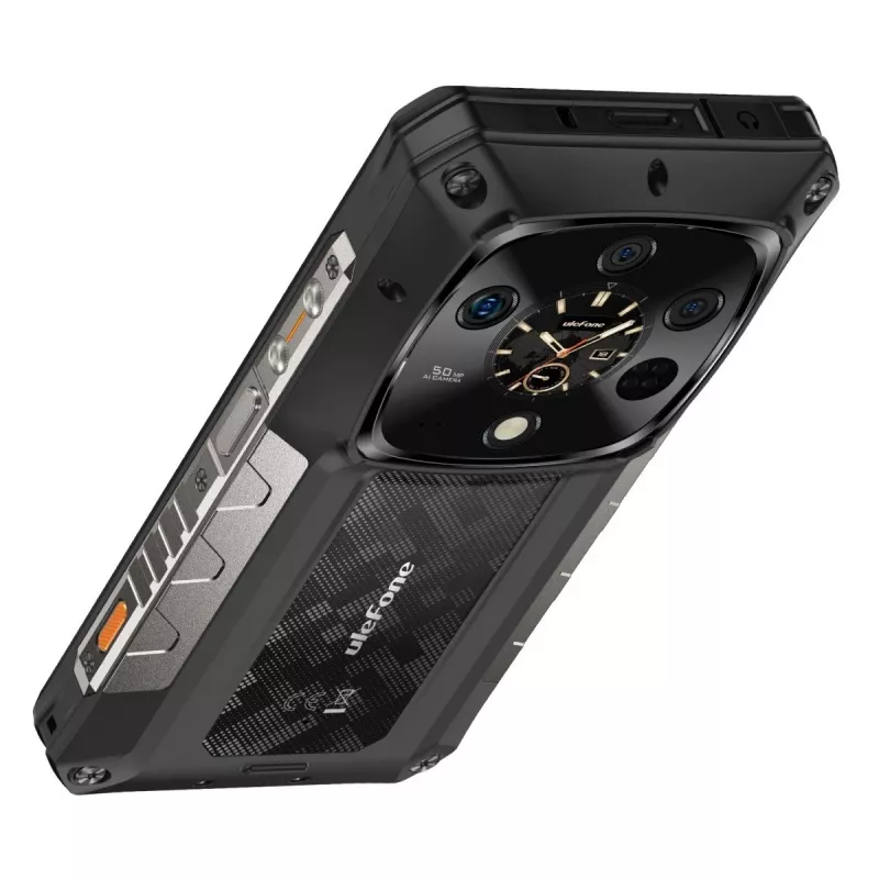 Izturīgs viedtālrunis UleFone Armor 28 Ultra 5G — 16 GB RAM, 1 TB atmiņa, melns