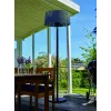 TunaBone Electric Standing Patio Heater, Dubultās dzidrās halogēna sildlampas | TB1821SH-01 | Terases sildītājs | 2100 W | Melns