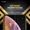 Ekrāna aizsargplēve X-ONE Extreme Shock Eliminator priekš iPhone X — melna, triecienizturīga, izturīga
