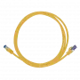 Logilink Professional Ultraflex - Savienojuma kabelis - RJ-45 (vīriešu) uz RJ-45 (vīriešu) - 50 cm - 6 mm - S/FTP - Cat.7 neapstrādāts kabelis (kabelis) / CAT 6a (porti) - bez halogēna, veidots, bez aizķeršanās - dzeltens