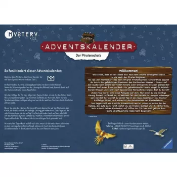 Mystery kids Adventskalender Der Piratenschatz, Puzzle spēle