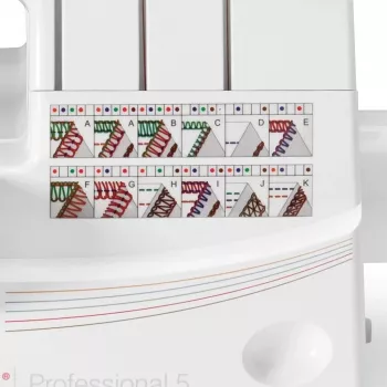 Overlock Singer 14T968 šujmašīna, elektriskā strāva, balta