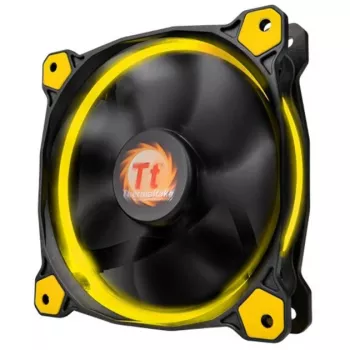Thermaltake Riing 14 LED 140mm korpusa ventilators melns/dzeltens