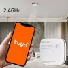 Dūmu detektors ar bateriju Tuya WiFi LED