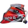 Metināšanas ķivere YATO YT-73921 ar automātiski tumšojošu filtru, tonis 9–13, PC apvalks, skata laukums 4,3×9,8 cm, baterija 3 V