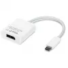USB Adapter, USB-C spraudnis > DisplayPort ligzda (balts, 11 cm)