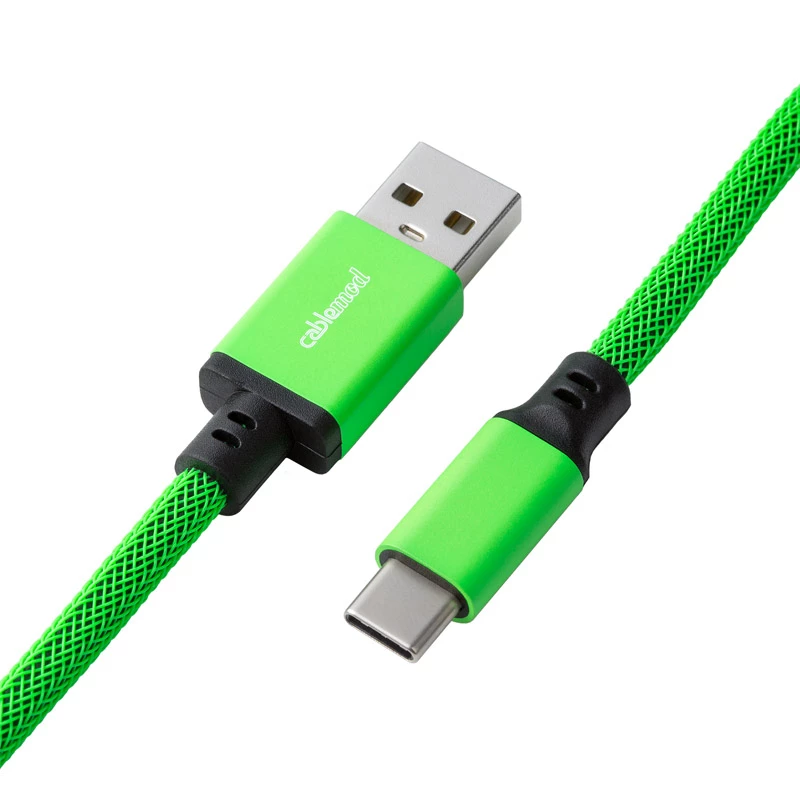 Cablemod CM-CKCA-CLG-KLG150KLG-R USB kabelis 1,5 m USB A USB C zaļš (CM-CKCA-CLG-KLG150KLG-R)