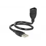 USB kabelis DeLOCK 35cm USB 2.0 83498 Melns